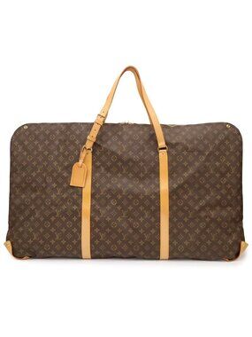 Louis Vuitton Monogram Cabour Garment Case Suit Cover Boston Bag Hanger Missing